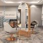 Preview: Großhandel B2B Großer Standspiegel Barber Shop Spiegel Kosmetikstudio